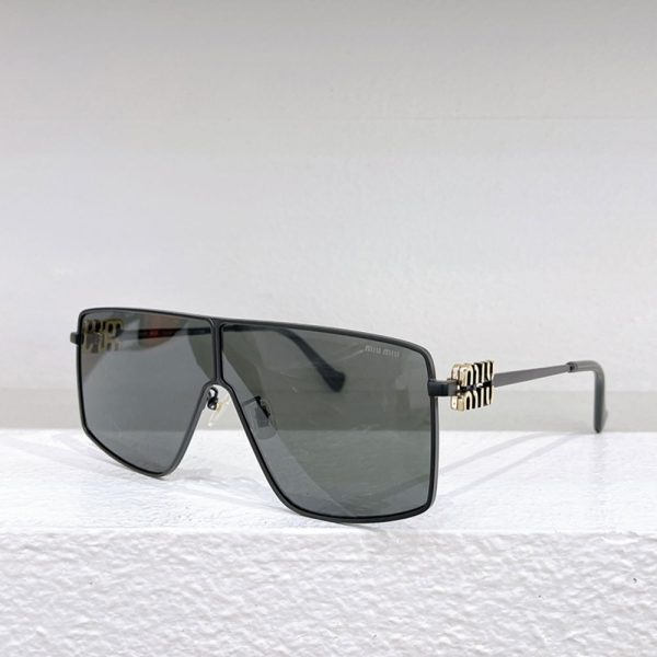 MIU MIU Thin Metal Mirror legs Sunglasses Top quality