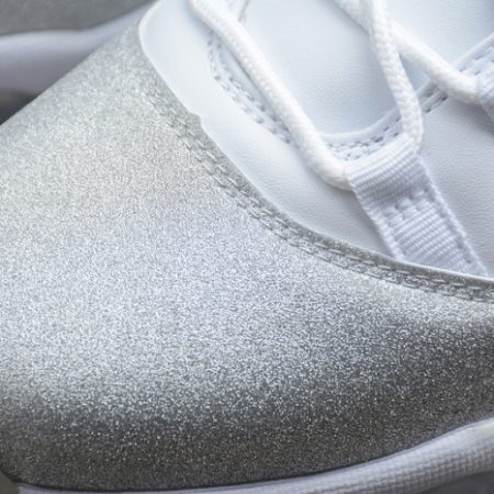 AIR Jordan 11 White Metallic Silver Vast Grey AR0715-100 - Image 5