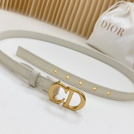 Dior double sided   with calf leather,  Women Belt 20MM - Image 9