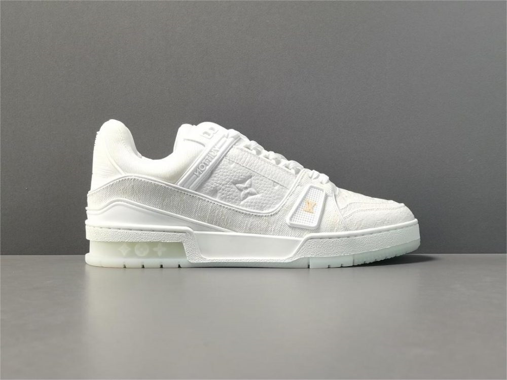 LV Trainer Sneaker White - Image 1