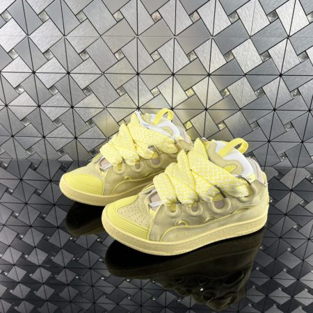 Lanvin LEATHER CURB SNEAKERS - Image 4
