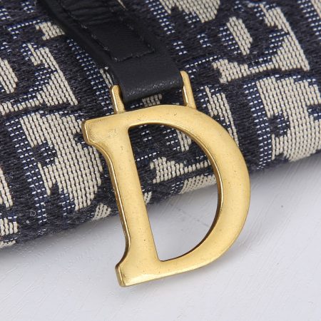 Dior SADDLE Bag Blue Dior Oblique Jacquard - Image 6
