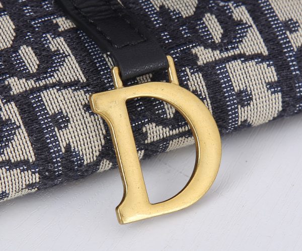 Dior SADDLE Bag Blue Dior Oblique Jacquard