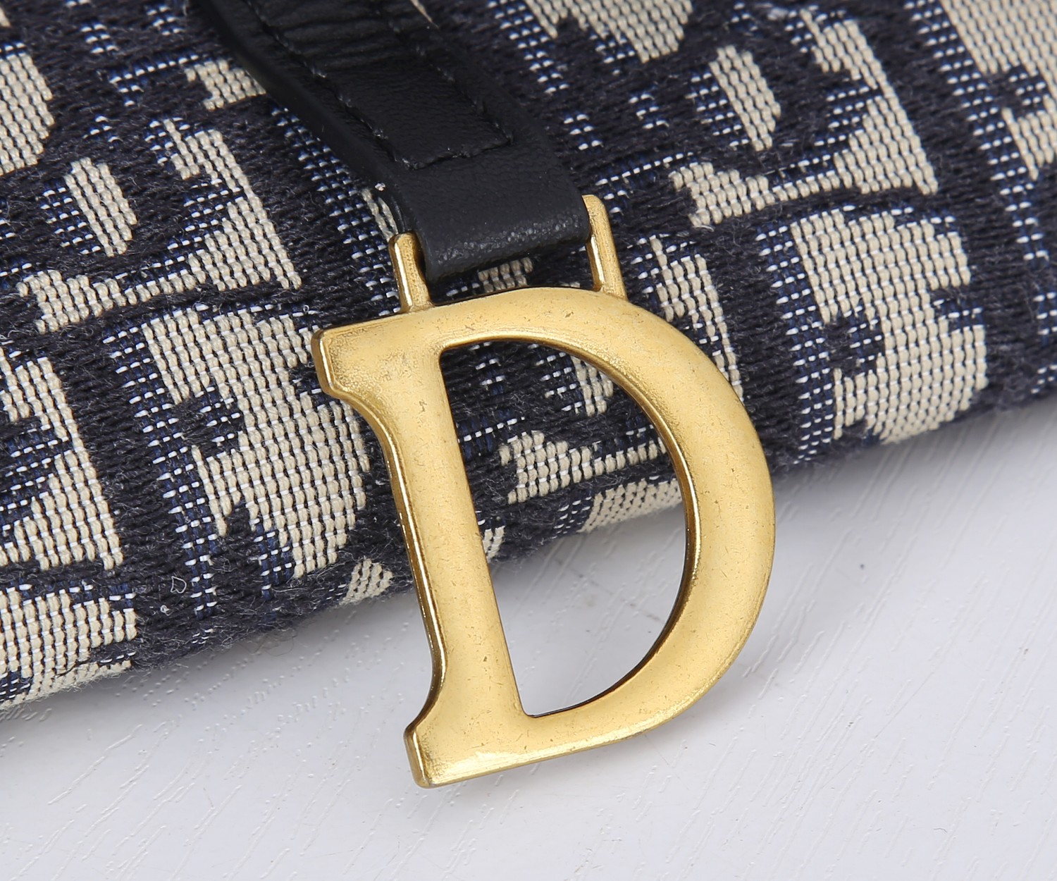 Dior SADDLE Bag Blue Dior Oblique Jacquard - Image 6