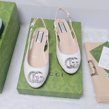 Gucci Leather Flats  Slide Sandal - Image 9
