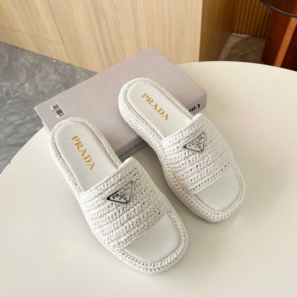 Prada Stylish Platform Sandals Slide Sandal - Image 2