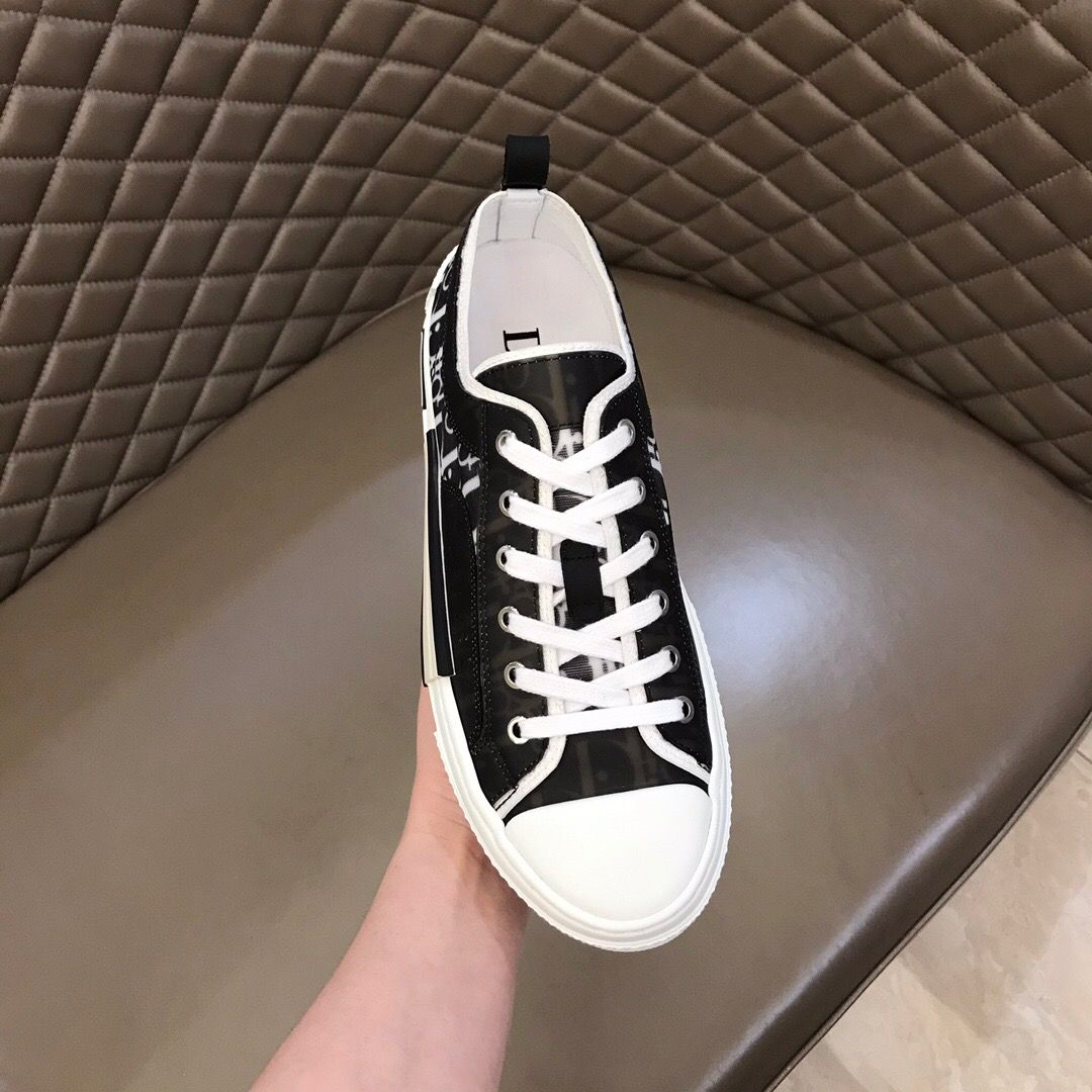 Dior B23 2022 New Style Low Top Logo Oblique Canvas 01 - Image 7