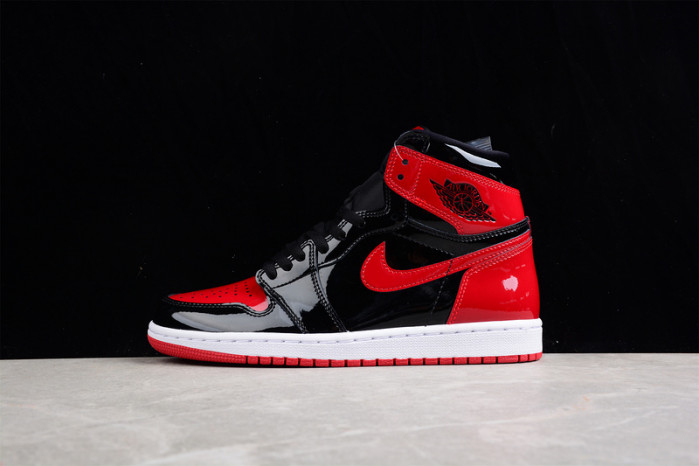 AIR JORDAN 1 HIGH OG BRED PATENT 555088-063 - Image 2