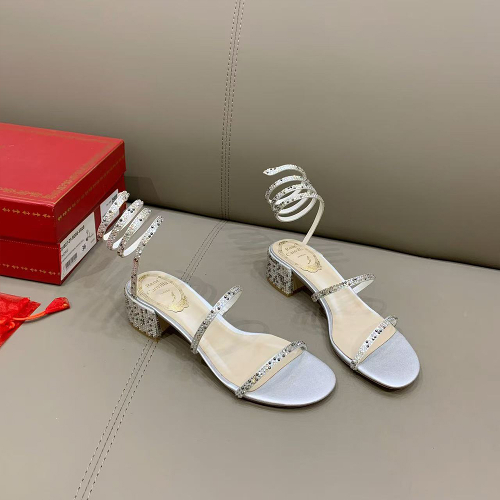 Rene Caovolla Juniper Metallic Sandals - Image 6