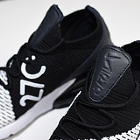NIKE AIR MAX 270 FLYKNIT WHITE/BLACK AO1023-100 - Image 5
