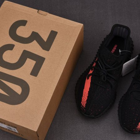Yeezy Boost 350 V2 Core Black Red BY9612 - Image 6
