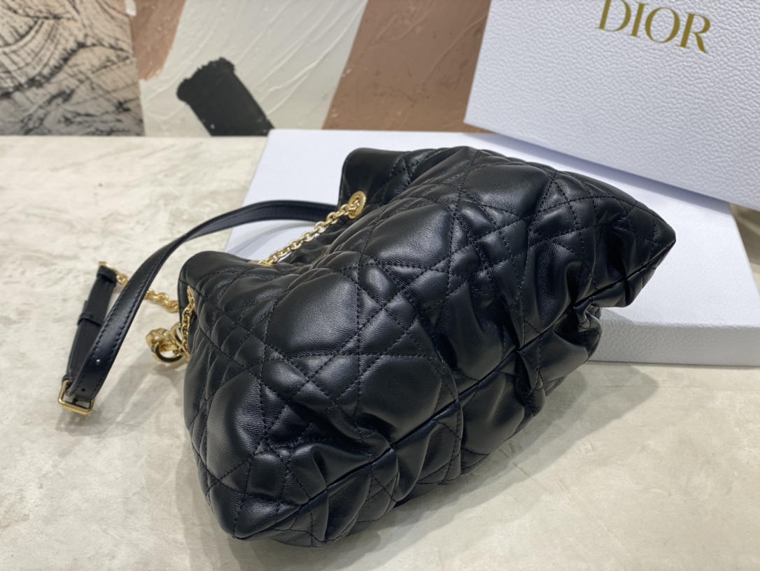 Dior Medium Ammi Bag Sand Pink Supple Macrocannage   M22566FBE_M900 - Image 6