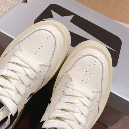 Rick Owens X Drkshdw Turbowpn Leather Sneakers - Image 5