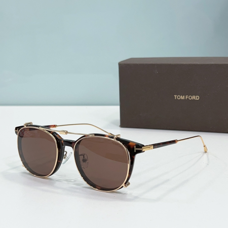 Tom Ford Round Metal Thin Frame Sunglasses Top Quality - Image 2