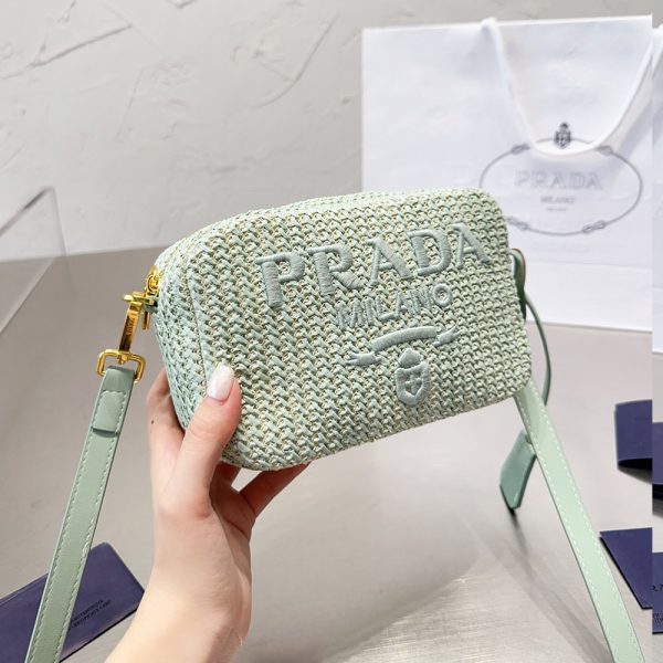 Prada Crochet Camera Bag
