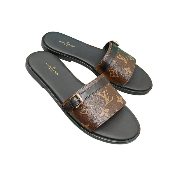 LV Comfortable Flat Slippers  Slide Sandal