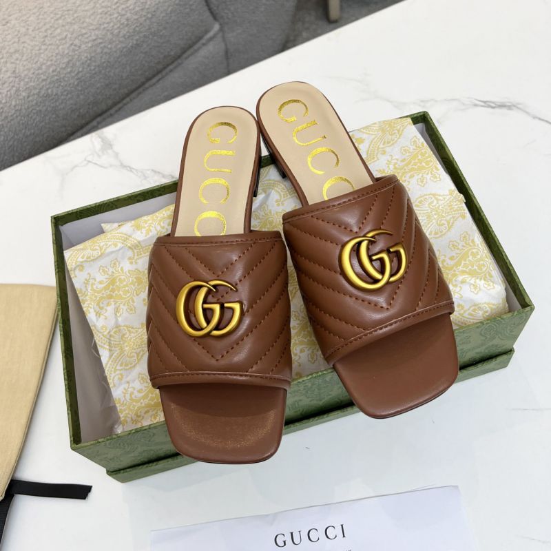 Gucci Double G Slide Sandal 619893 - Image 13