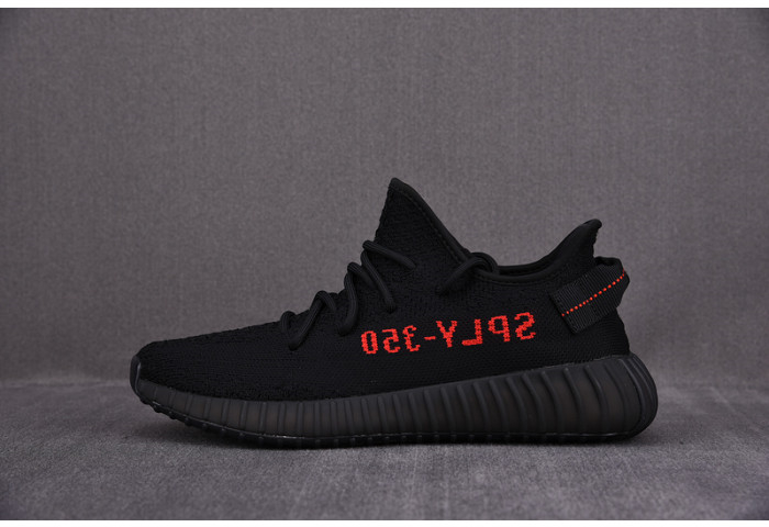 Yeezy Boost 350 V2 Black Red CP9652 - Image 1