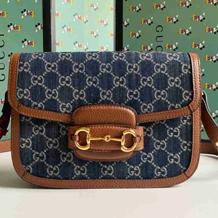 GUCCI 1955 Horsebit Shoulder Bag - Image 8