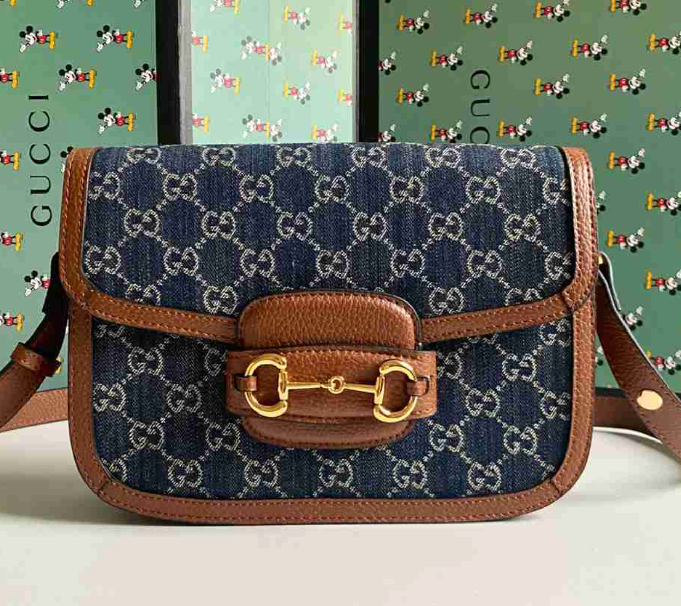 GUCCI 1955 Horsebit Shoulder Bag - Image 8