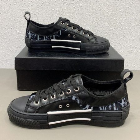 Dior B23 Black Boutique Fashion Skateboard Canvas - Image 8