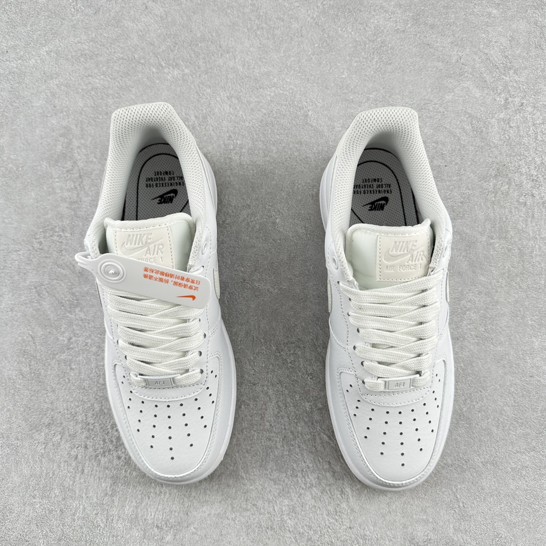 Nike Air Force White Biege - Image 3