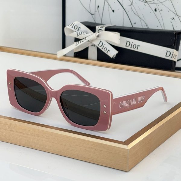 Dior Side Letter Plate Frame sunglasses Top quality