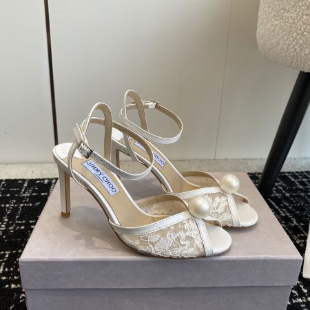 Jimmy Choo Sacora Leather Slingshot Fashion Buckle Slide Sandal - Image 14