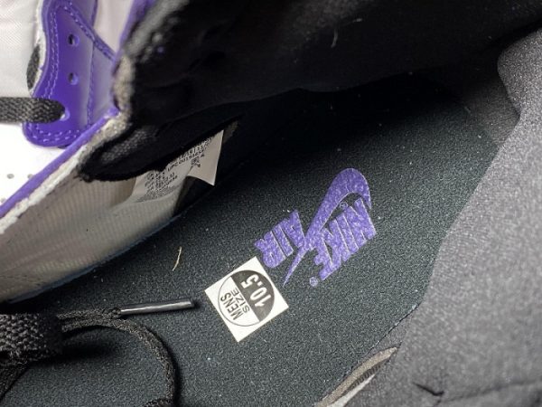 Air Jordan 1 AJ1 Court Purple white 555088-500