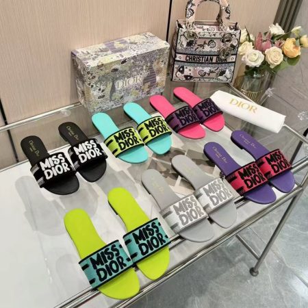Dior Dway Miss Dior Allover Motif Sandals - Image 4