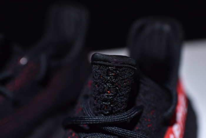 Yeezy Supreme Boost 350 V2 BLACK AND RED - Image 9
