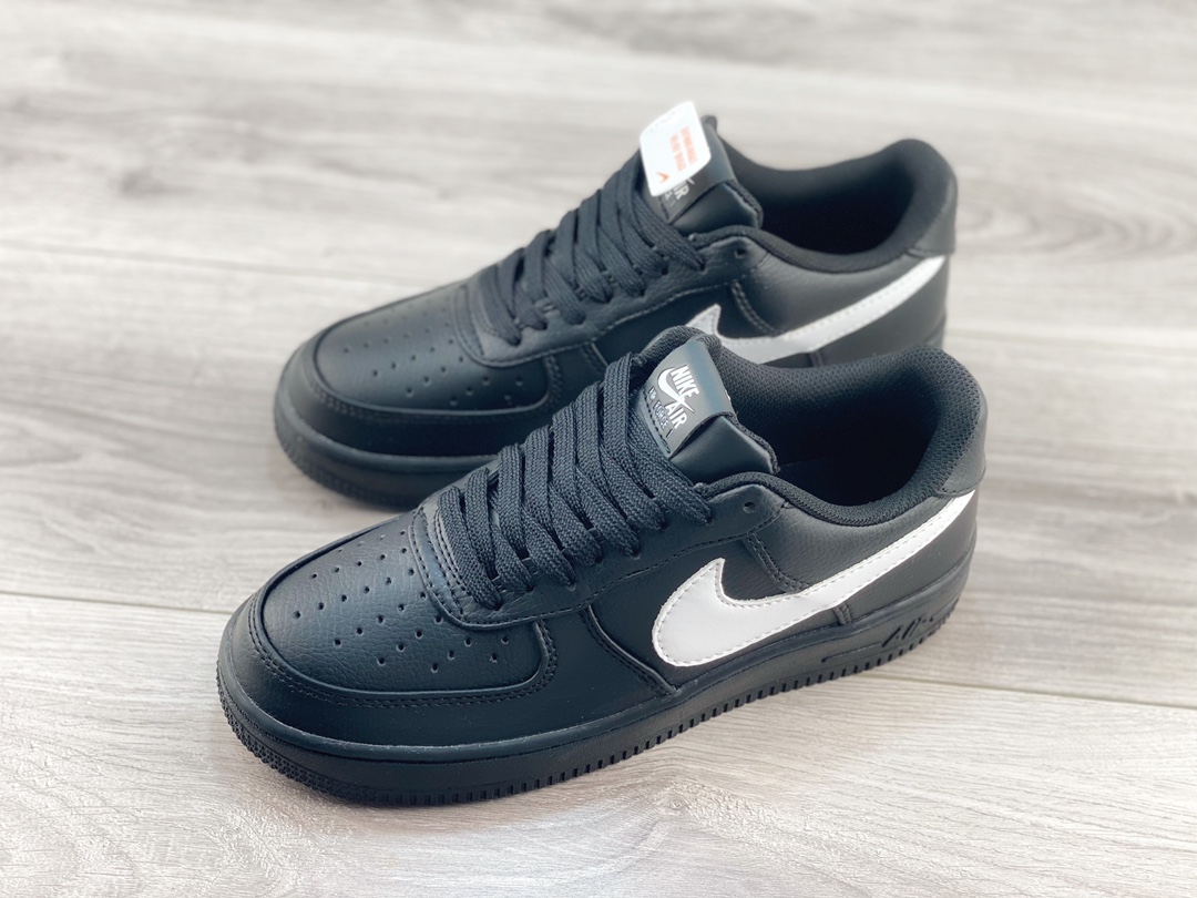 Nike Air Force Black White - Image 6