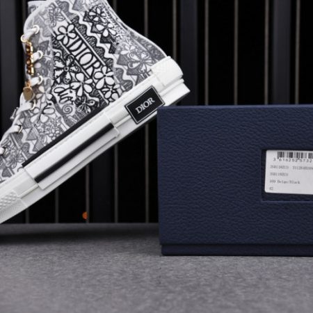 Dior B23 OBLIQUE HIGH TOP Shoes T00853H072 - Image 7