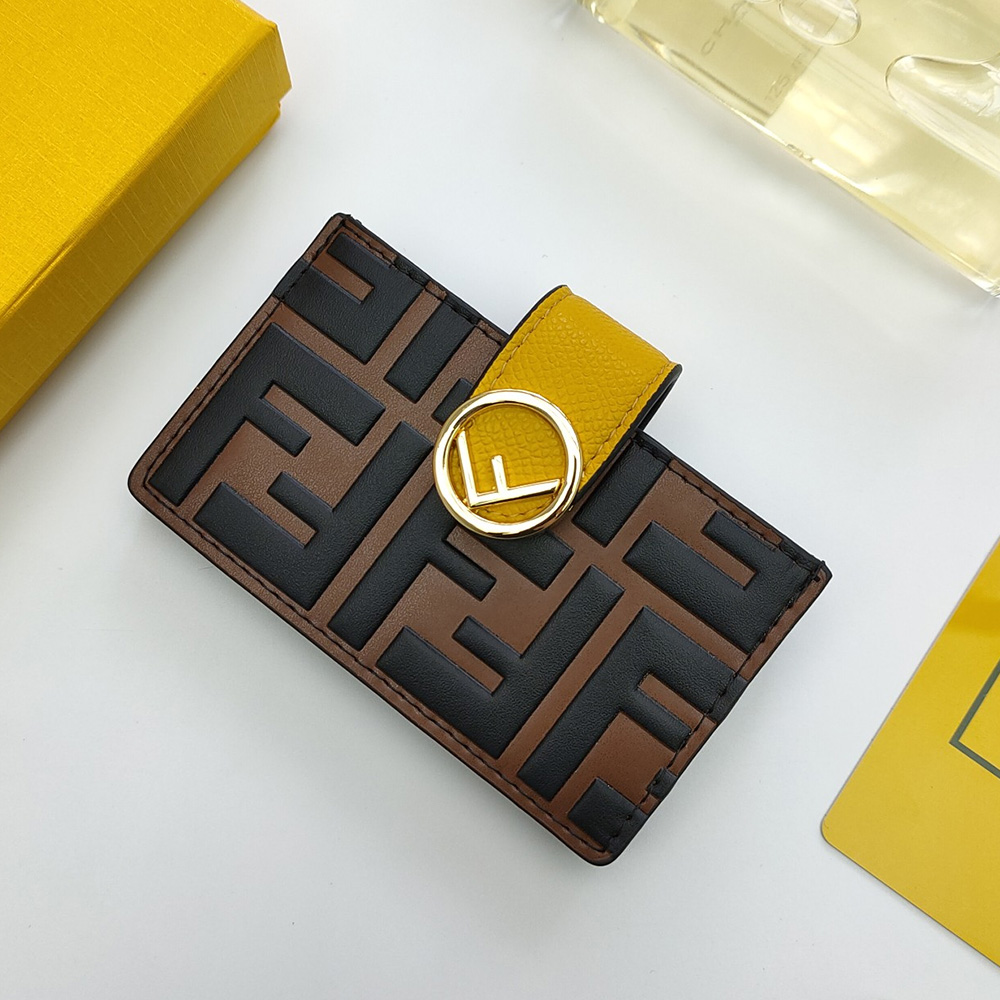 FENDI Embossed Letter Card Holder - Image 6