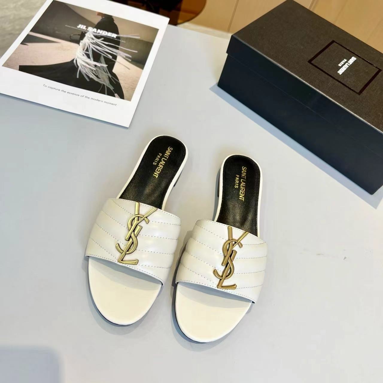 YSL Saint Laurent Gold Label Slippers - Image 3