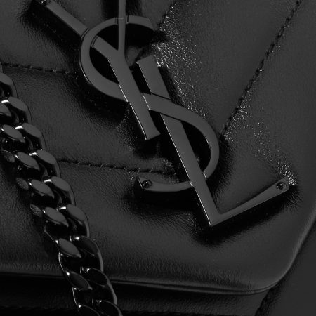 SAINT LAURENT Loulou medium quilted leather shoulder bag black - Image 2