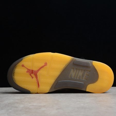 Off-White Air Jordan 5 Sail Fire Red DH8565-100 - Image 24