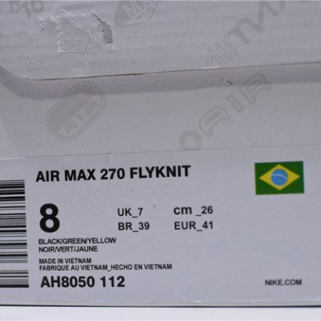 Nike Air Max 270 FIFA World Cup Brazil Black Green Yellow AH8050-112 - Image 10