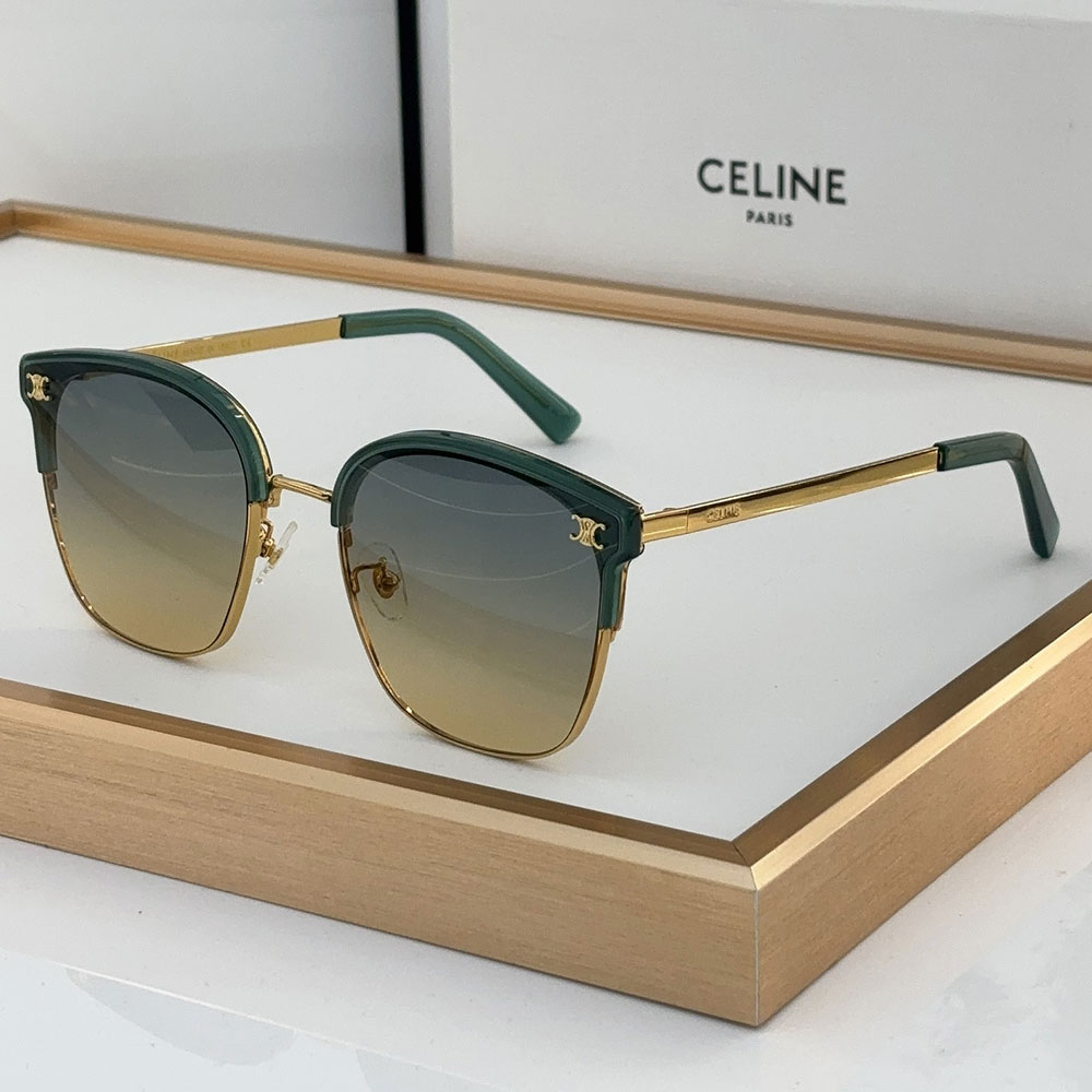 Celine  Metal Front Frame Logo  sunglasses Top quality - Image 7