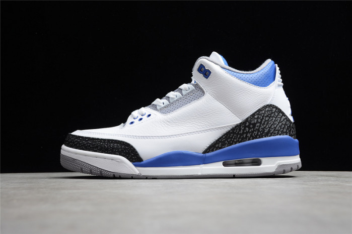 Air Jordan Retro 3 Racer Blue CT8532-145 - Image 2