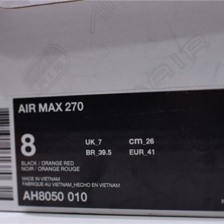 Nike Air Max 270 Hot Punch black AH8050-010 - Image 18