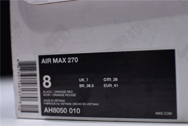 Nike Air Max 270 Hot Punch black AH8050-010