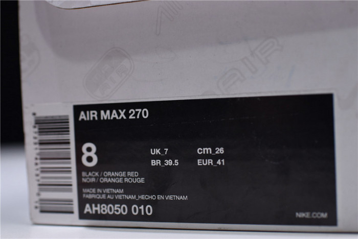 Nike Air Max 270 Hot Punch black AH8050-010 - Image 18