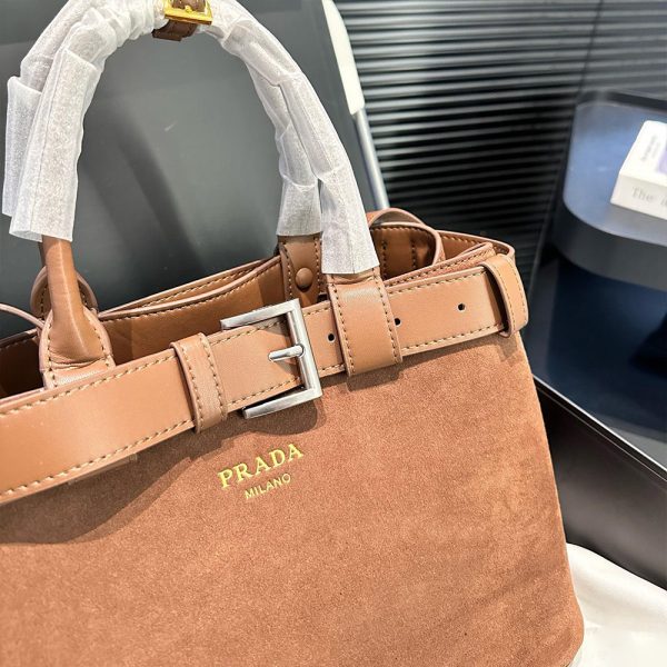 Prada Suede Buckle bag