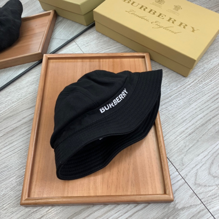 Burberry  Cotton Printed Embroidered Fisherman's Hat Sunhat - Image 3