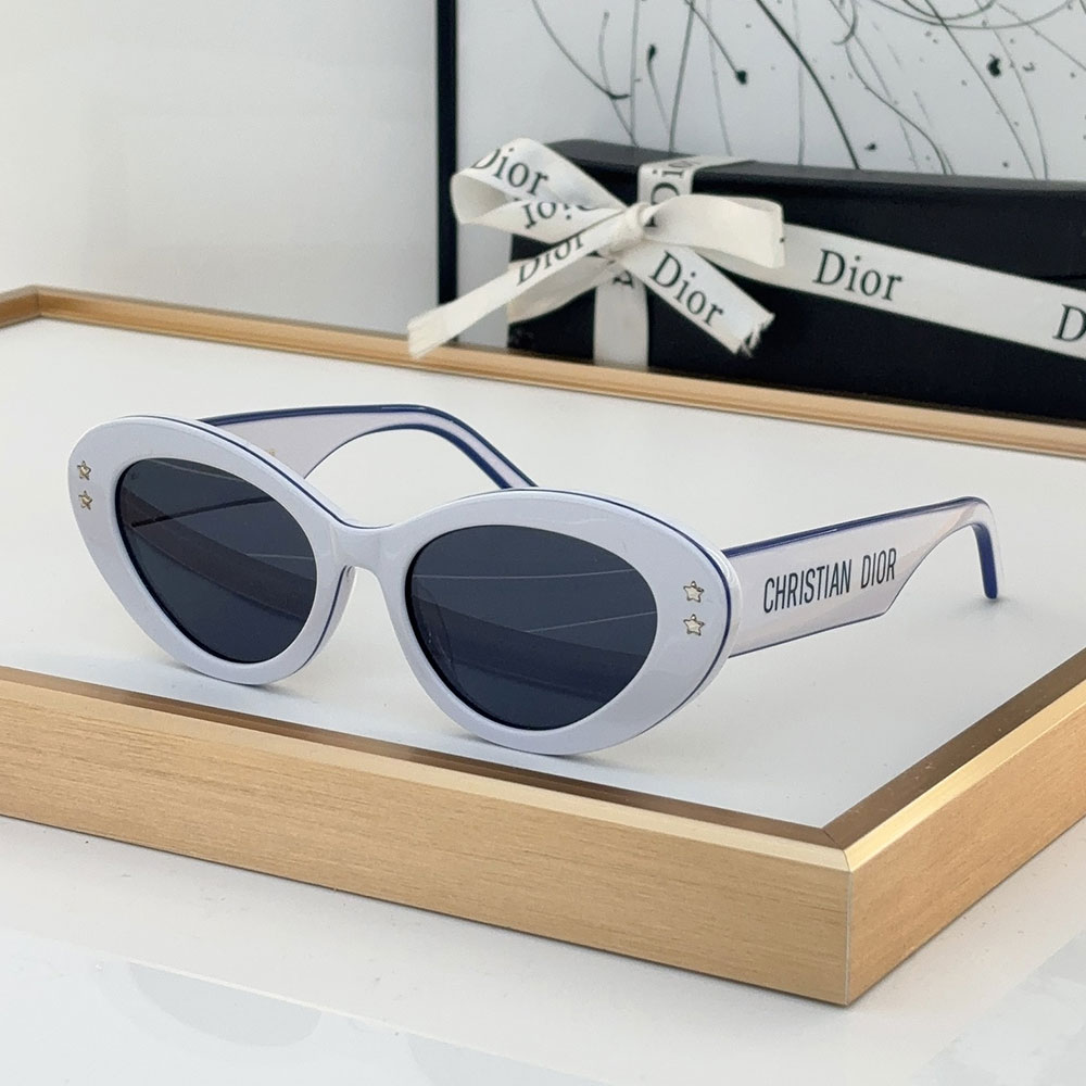 Dior Star Logo Acetate Fibre Cat eye sunglasses Top quality - Image 4