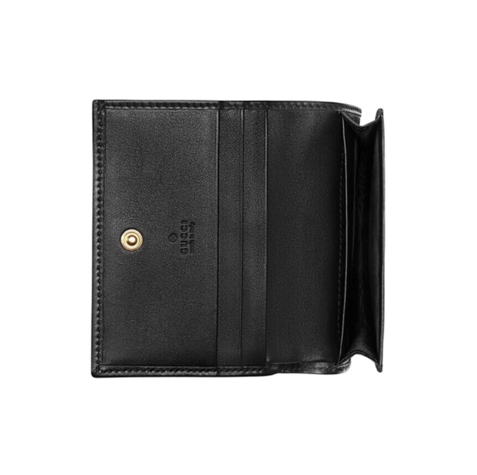 Gucci Unisex GG Marmont Card Case Wallet Double G - Image 2