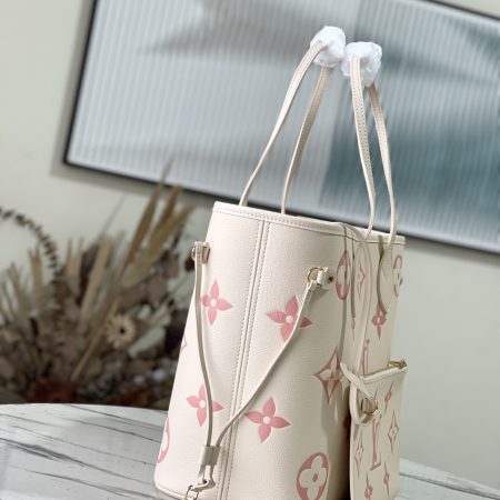LV Neverfull MM Pink Bag - Image 9