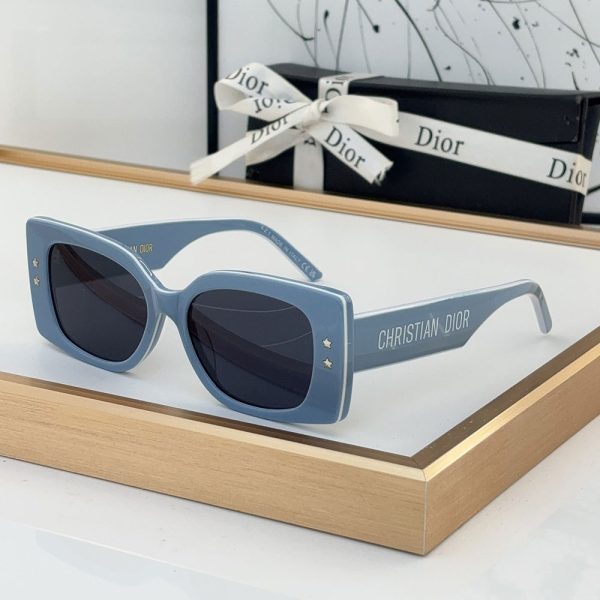 Dior Side Letter Plate Frame sunglasses Top quality