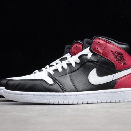Air Jordan 1 Mid black noble red BQ6472-016 - Image 13